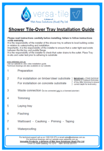 Tile Tray Install Guide - front page