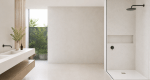 Custom Made solid surface shower Bases, vanity tops and niches