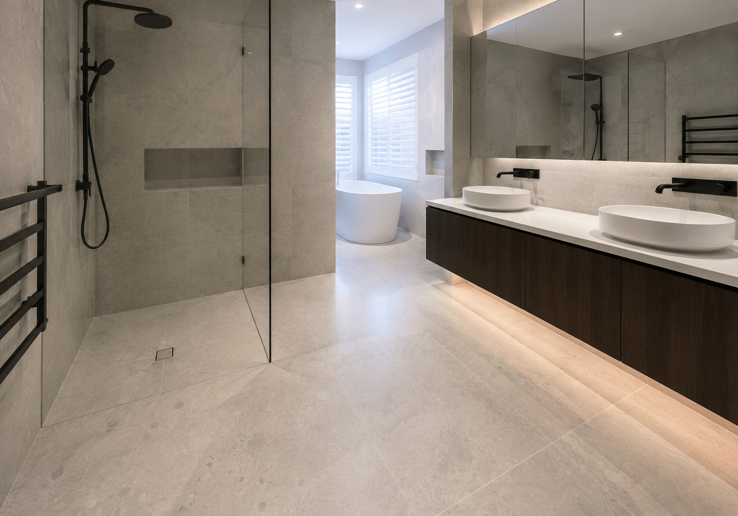 corner shower base